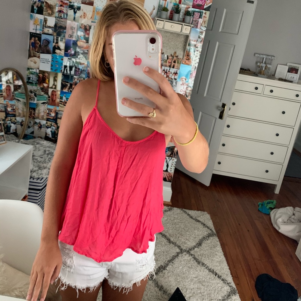 Free People pink tank top